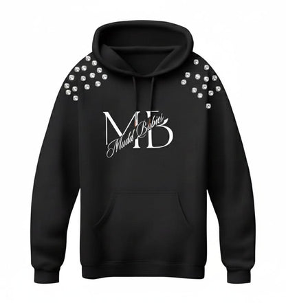 Rhinestone Track Hoodie