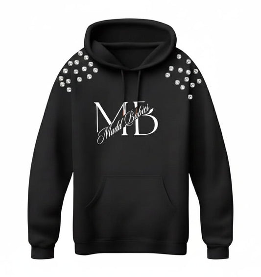 Rhinestone Track Hoodie