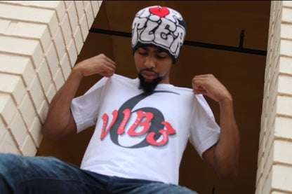 Gray and Red VIB3 on white