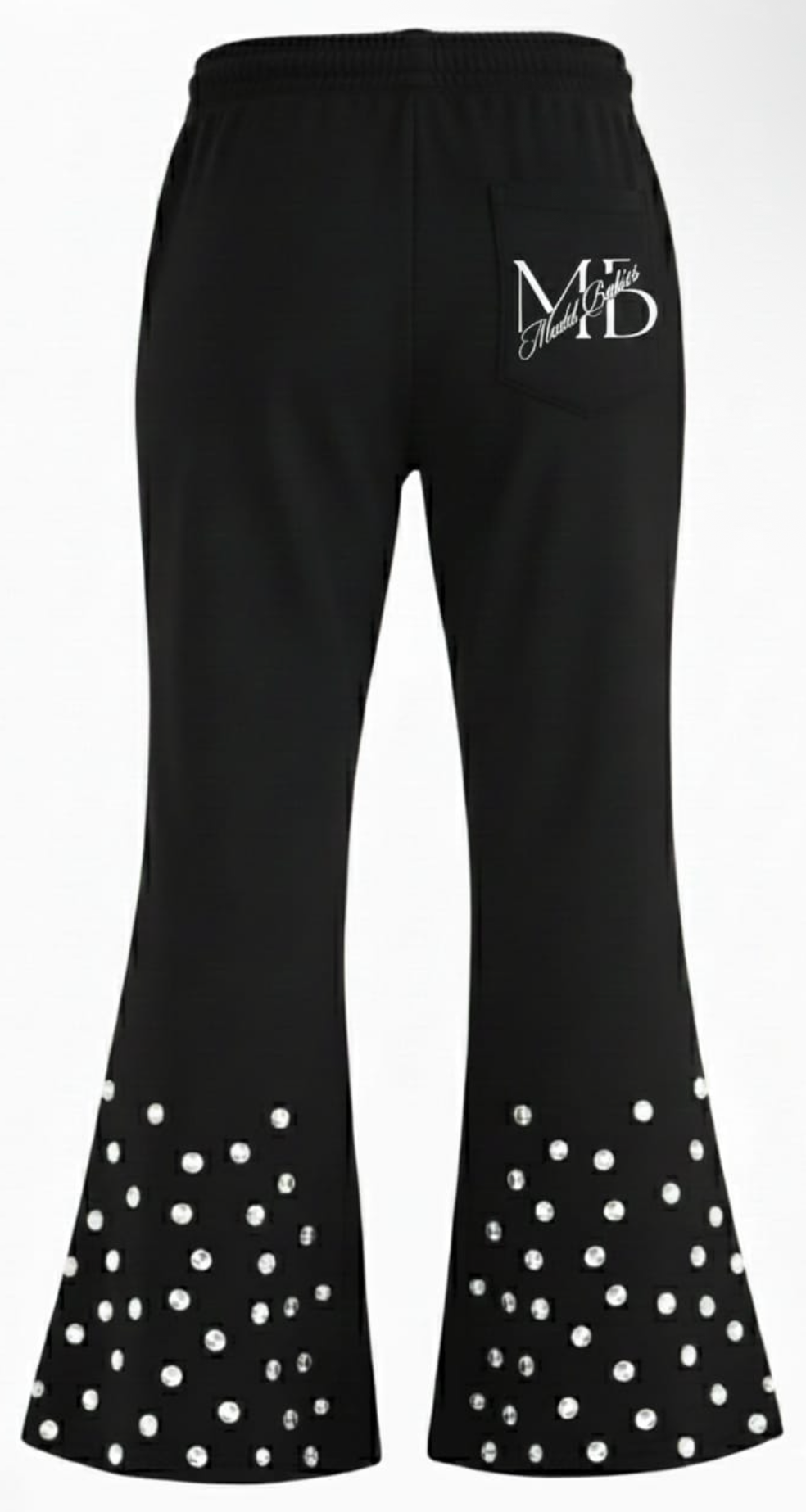 Rhinestone Track Sweats