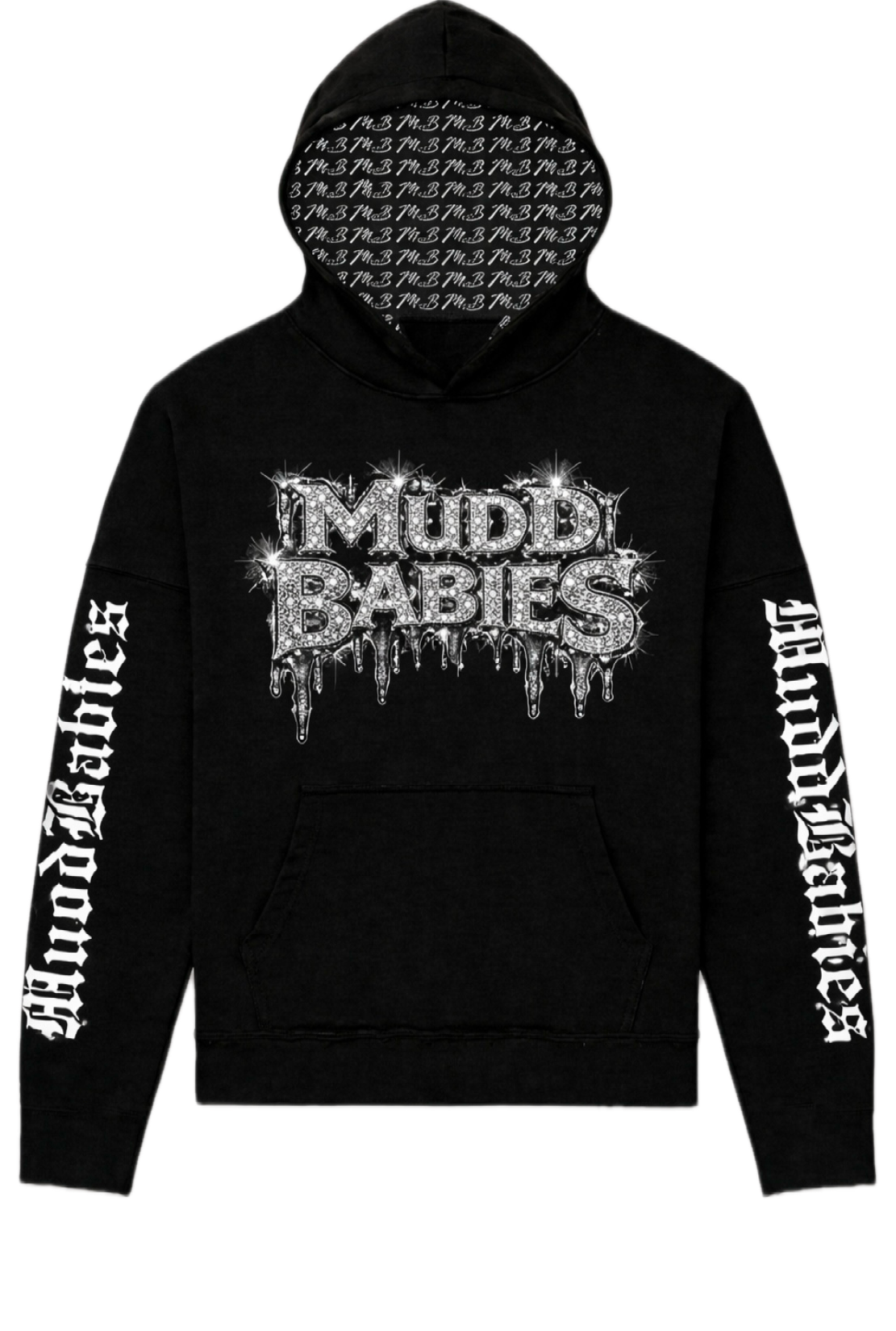 Rhinestone Drip Drop Hoodie