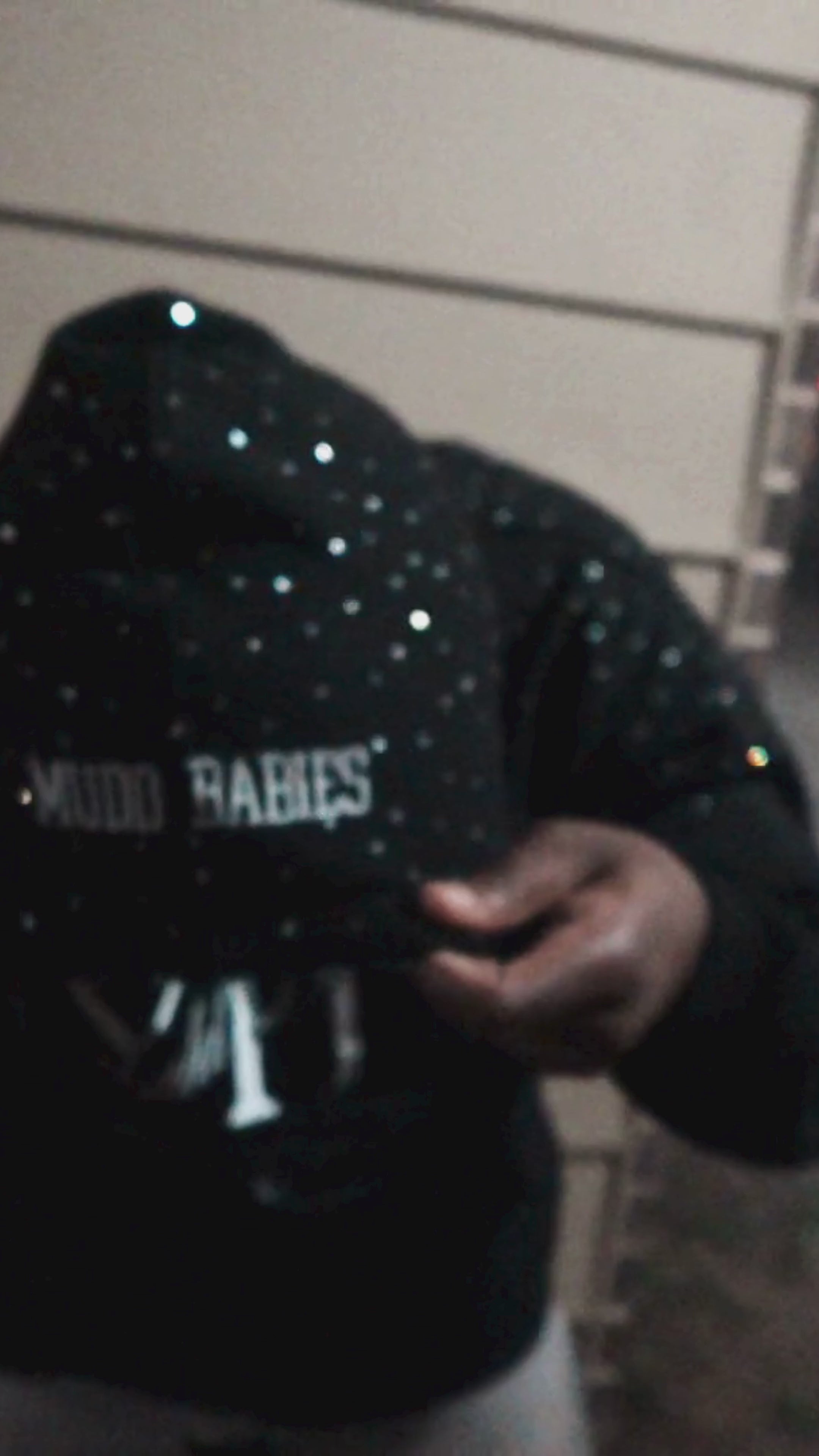 Rhinestone Track Hoodie